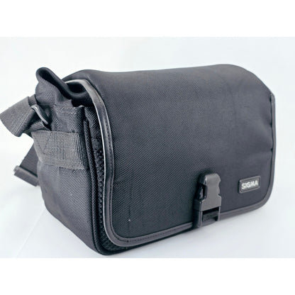 [Pre-owned] Genuine Sigma Camera Lens Shoulder Bag Nylon Black — Near MINT — Japan #4779