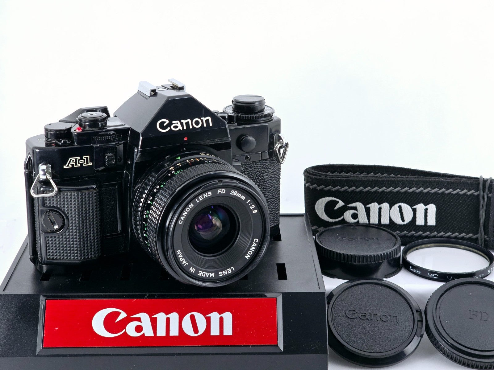 New Seal🌸[Near MINT] Canon A-1 35mm Film Camera New FD NFD 28mm F2.8 From Japan