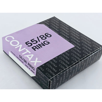 [Pre-owned] Contax Genuine Metal 55-86 Step Up Ring Adapter — Unused — Japan #3953