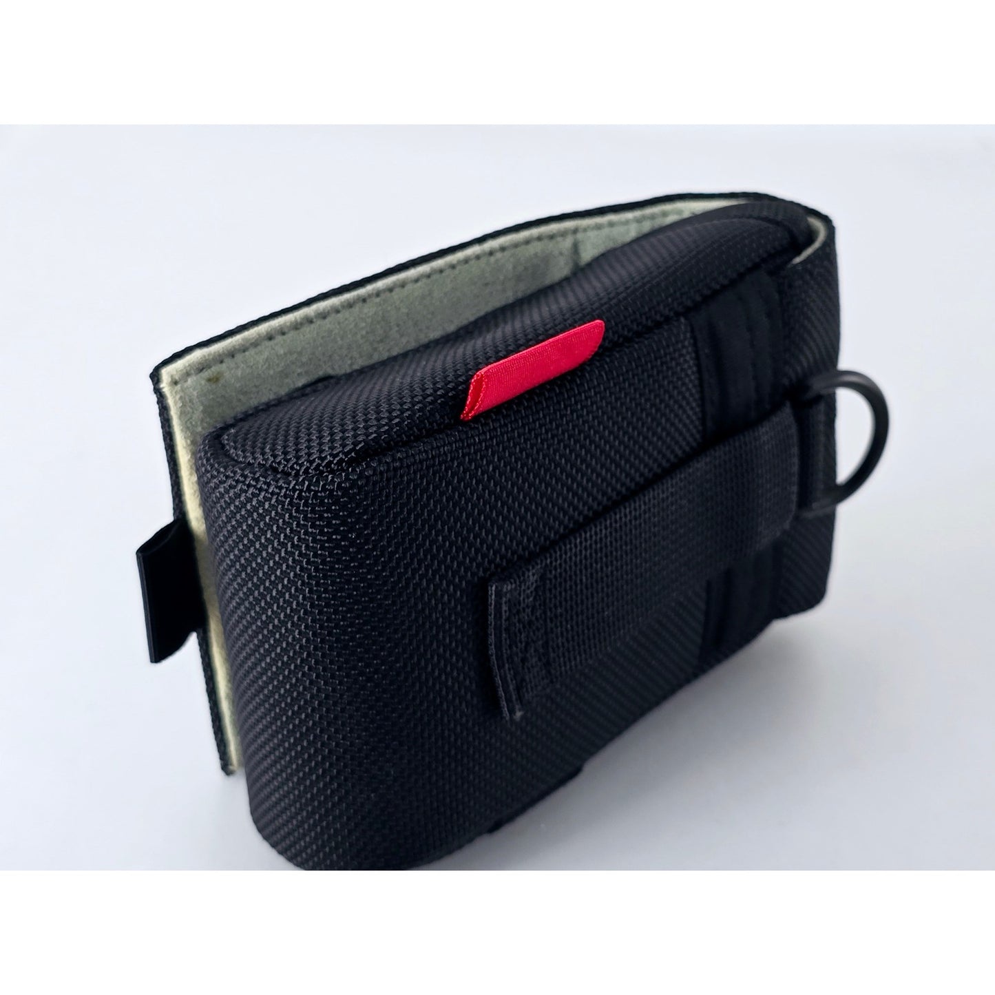 [Pre-owned] Canon IXY Digital Camera Case Black with Strap (Genuine) — Top MINT — Japan #4655