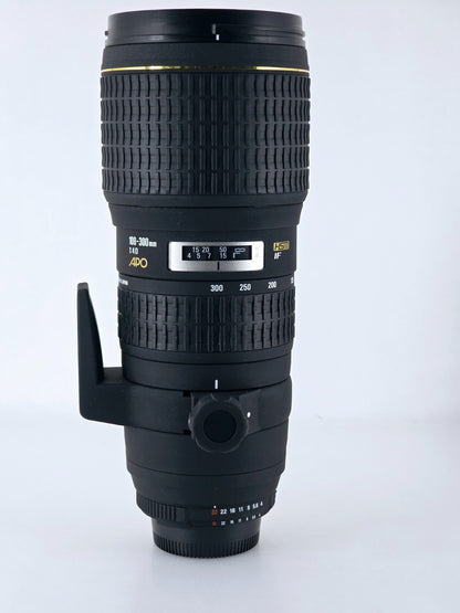 🌸[Excellent+++++] Sigma 100-300mm F4 D APOP HSM IF EX Zoom Lens Nikon F Japan