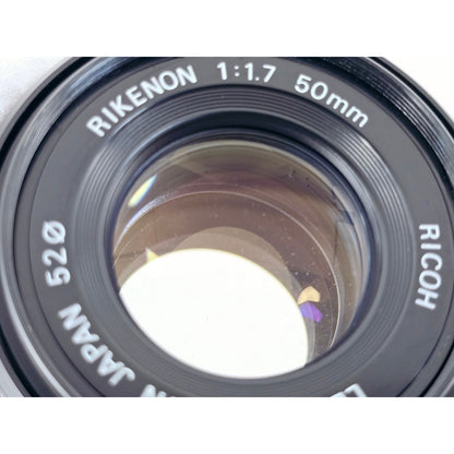 [Pre-owned] Ricoh XR 7 SLR 35mm Film Camera with Rikenon 50mm F1.7 — Near MINT — Japan #3474