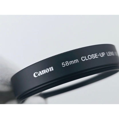 [Pre-owned] Canon 58mm Close-up Lens 500D Macro Filter for EF FD Lens — MINT — Japan #4634