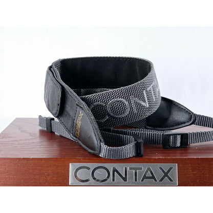 [Pre-owned] Contax 60 Years S2 Neck/Shoulder Original Strap — MINT — Japan #4592