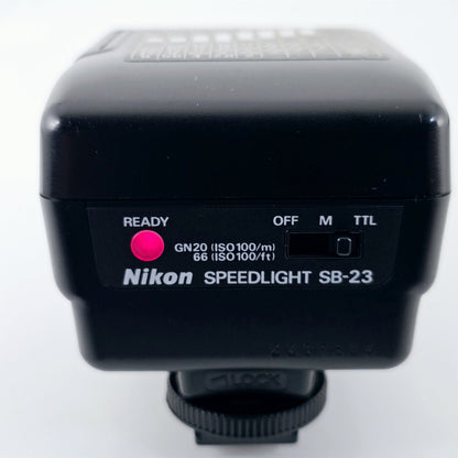 [Pre-owned] Nikon Speedlight SB-23 Shoe Mount Flash — Mint — Japan #5669