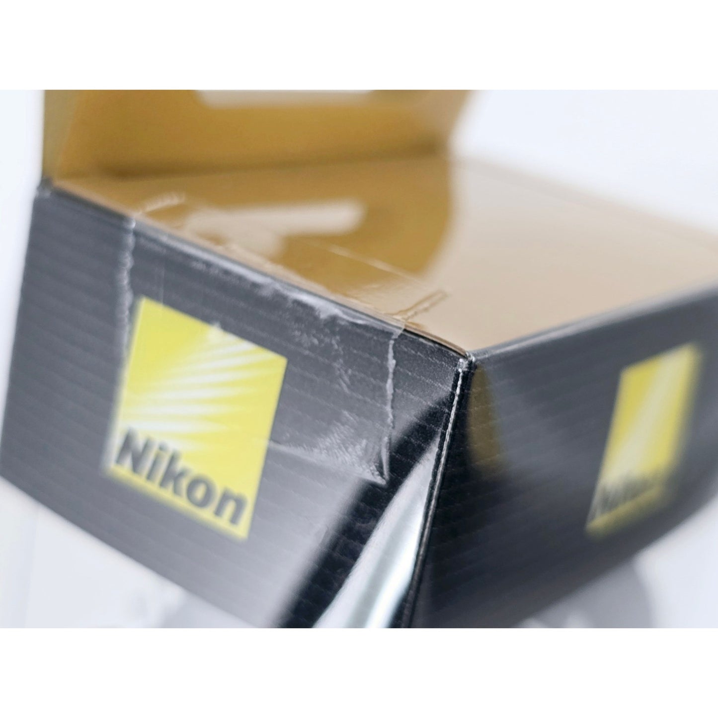 [Pre-owned] Nikon Genuine Camera Bird Strap (Wide) Kingfisher Black — Unused — Japan #5092