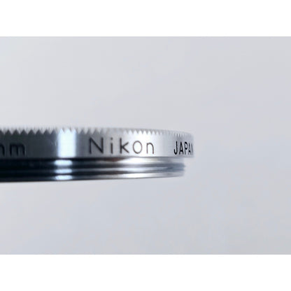 [Pre-owned] Nikon L39 52mm Chrome Frame Lens Filter Genuine — Near MINT — Japan #3786