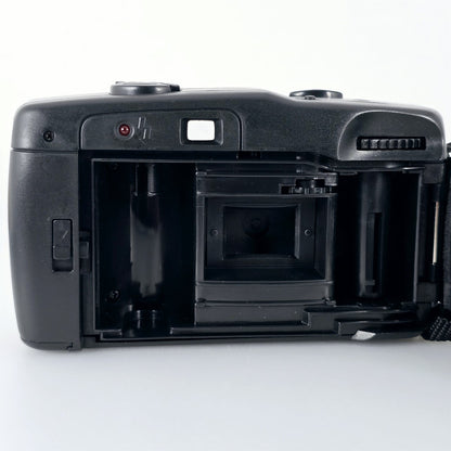 [Pre-owned] Sanrio Bad Badtz-Maru 35mm Point & Shoot Film Camera Black — Near Mint — Japan #5754