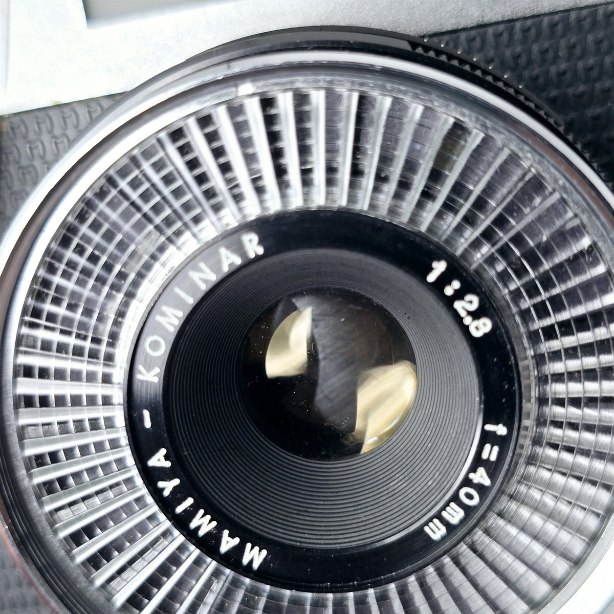 [Pre-owned] Mamiya EE 35mm Film Camera Silver — Near Mint — Japan #5672