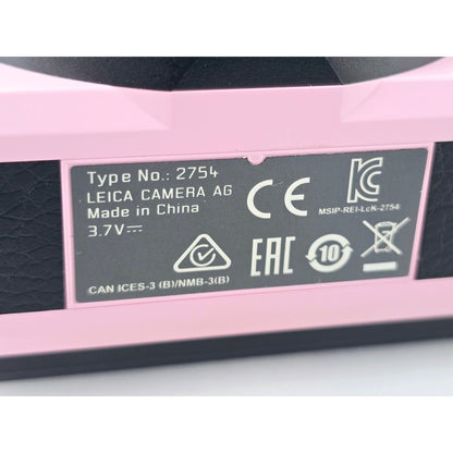 [Pre-owned] Leica Sofort Type 2754 Instant Film Camera (Pink) — Near MINT — Japan #5142