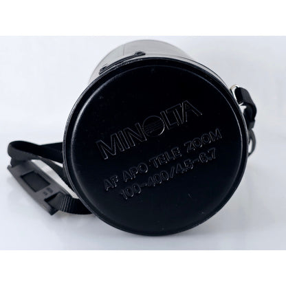 [Pre-owned] Minolta Lens Case for AF APO Tele Zoom 100-400mm f/4.5-6.7 — MINT — Japan #4440