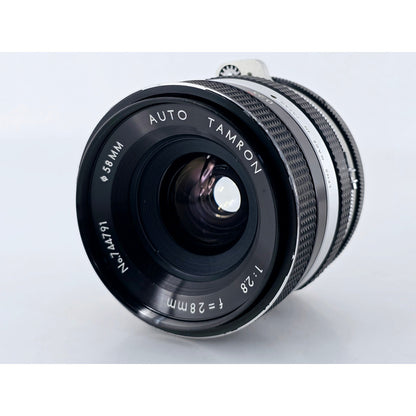 [Pre-owned] Tamron Auto 28mm F2.8 Wide Angle MF Lens for Canon — Near MINT — Japan #3427