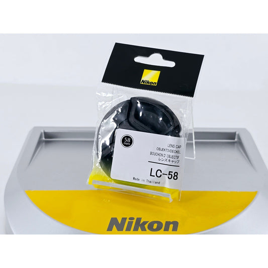 [Pre-owned] Nikon Genuine LC-58 Front Lens Cap — Unused — Japan #4873