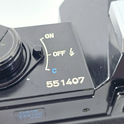 [Pre-owned] Canon FTb Black 35mm SLR Film Camera Body — Excellent+++++ — Japan #5831