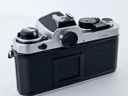 New Seal🌸[MINT] Nikon FE Silver SLR 35mm Film Camera Body Only From Japan