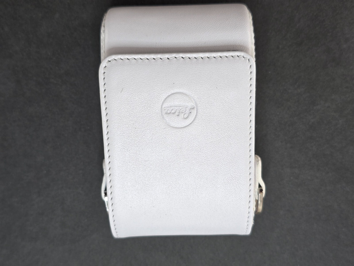 🌸[Unused] Leica 18699 Genuine Leather Camera Case White for C-LUX 2 From JAPAN