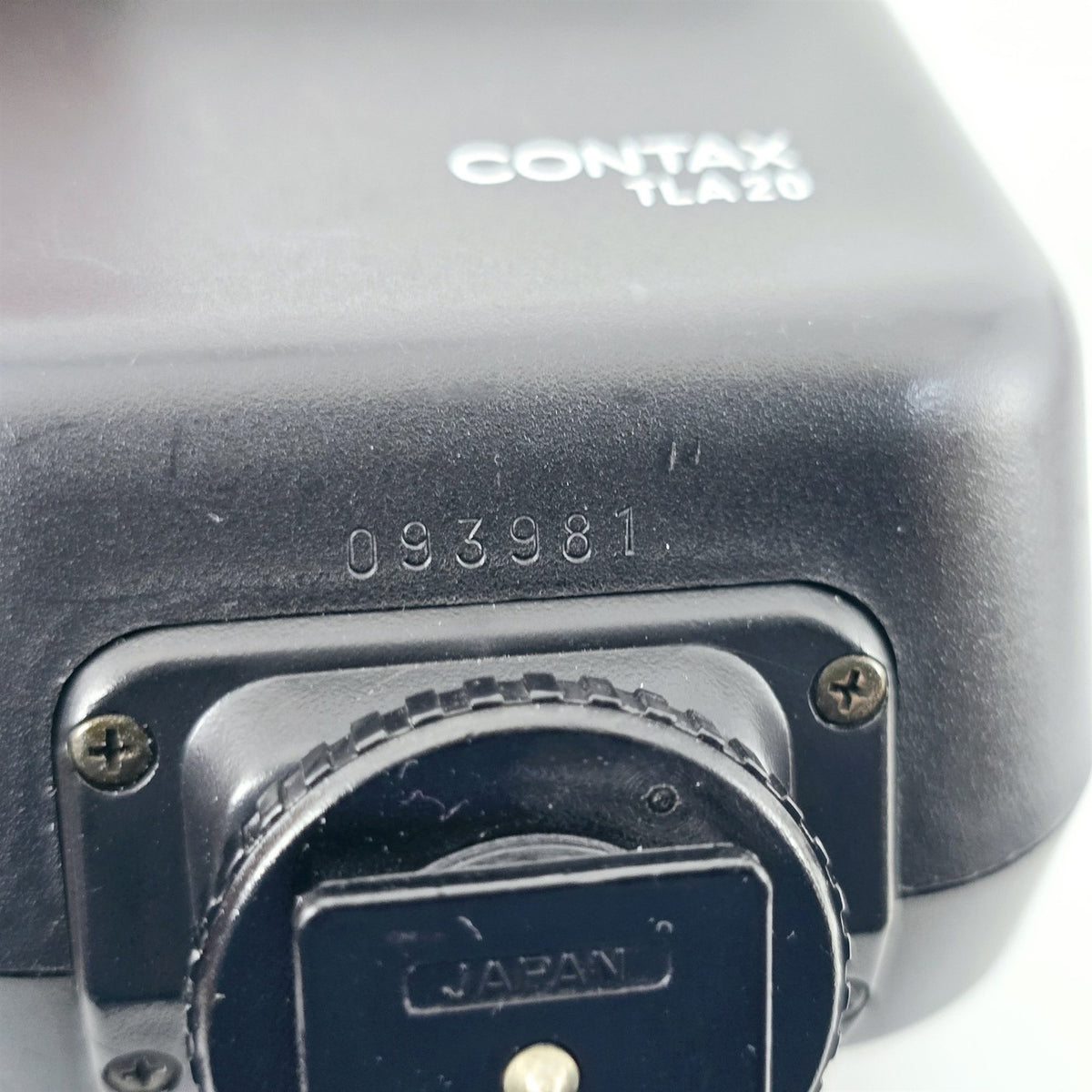 [Pre-owned] Contax TLA 20 Shoe Mount Flash for RTS Aria RX — Excellent+++++ — Japan #5575
