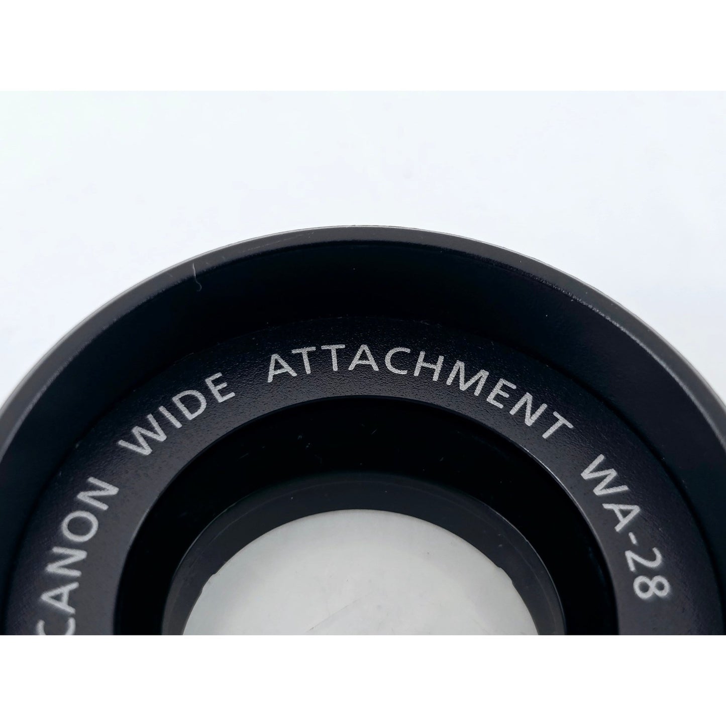 [Pre-owned] Canon WA-28 Wide Attachment Lens for Camcorder — Near MINT — Japan #3841