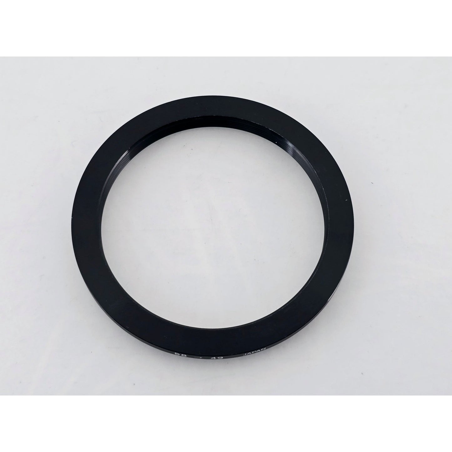 [Pre-owned] Metal Step Down Adapter Ring 58mm Lens to 49mm Filter — Near MINT — Japan #3922