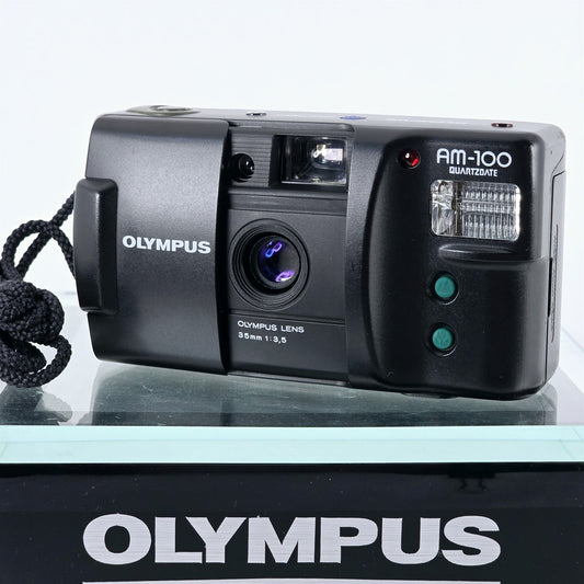 [Pre-owned] Olympus AM-100 Quartz Date Point & Shoot 35mm Film Camera — Near Mint+++ — Japan #5731