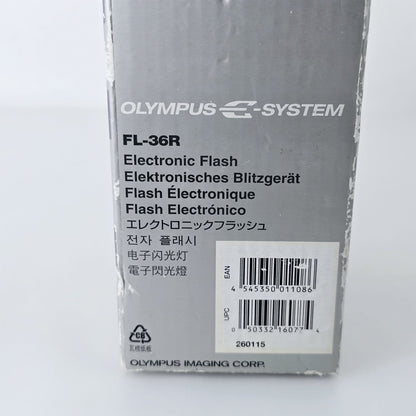 [Pre-owned] Olympus FL-36R Shoe Mount Flash for Olympus E-System DSLR — Mint — Japan #5506