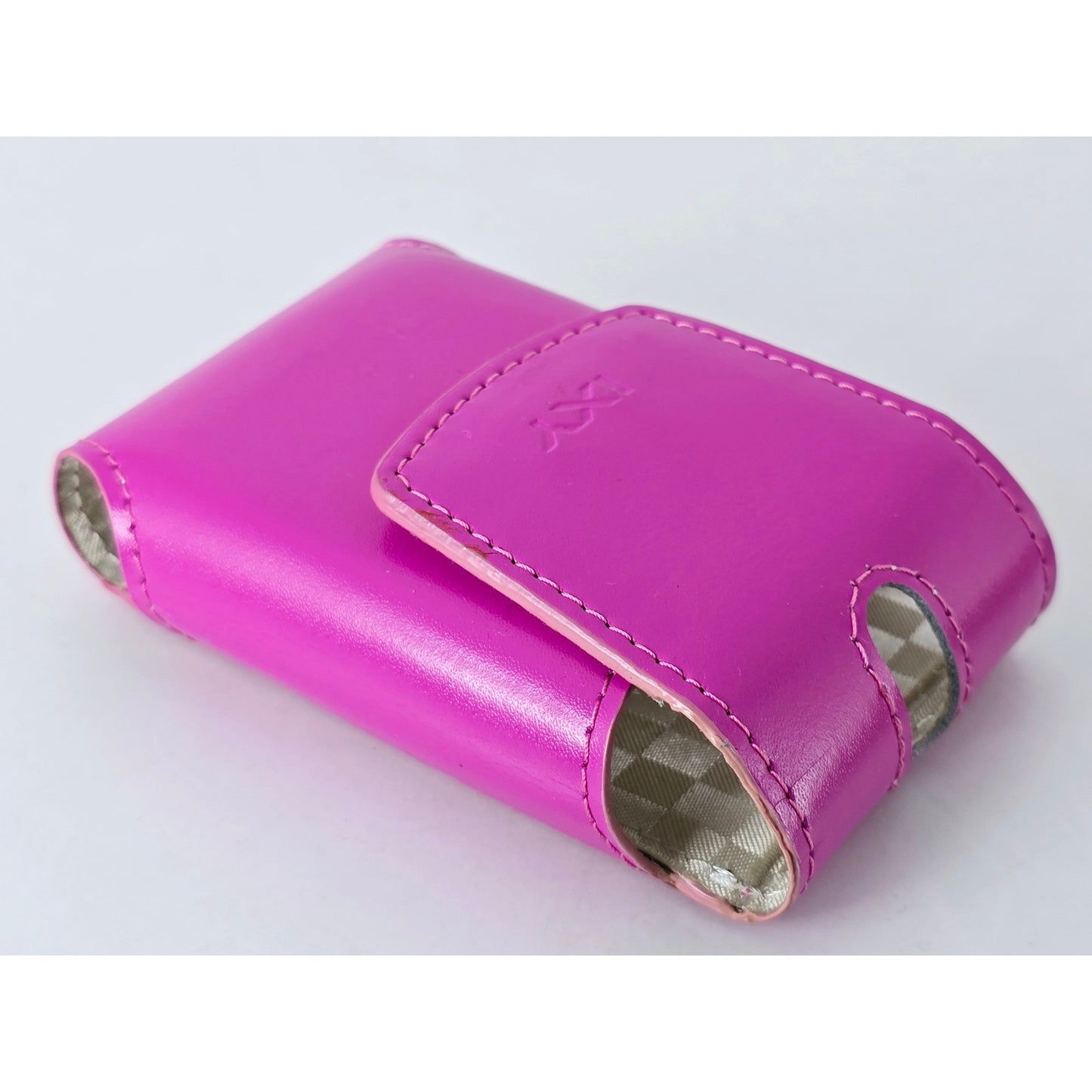[Pre-owned] Genuine Canon IXY Digital Camera Case Pink — Top MINT — Japan #4656