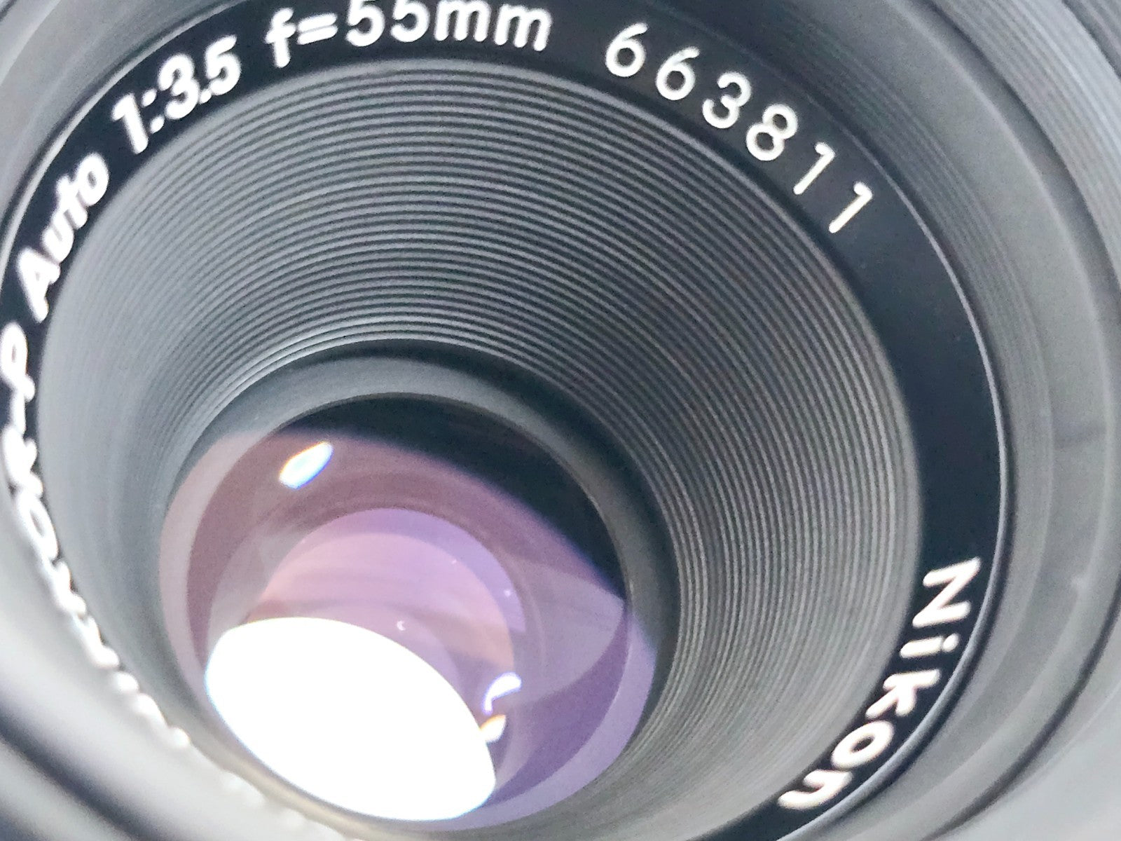 🌸[Near MINT] Nikon Non Ai Micro-Nikkor-P Auto 55mm F3.5 MF Lens From JAPAN