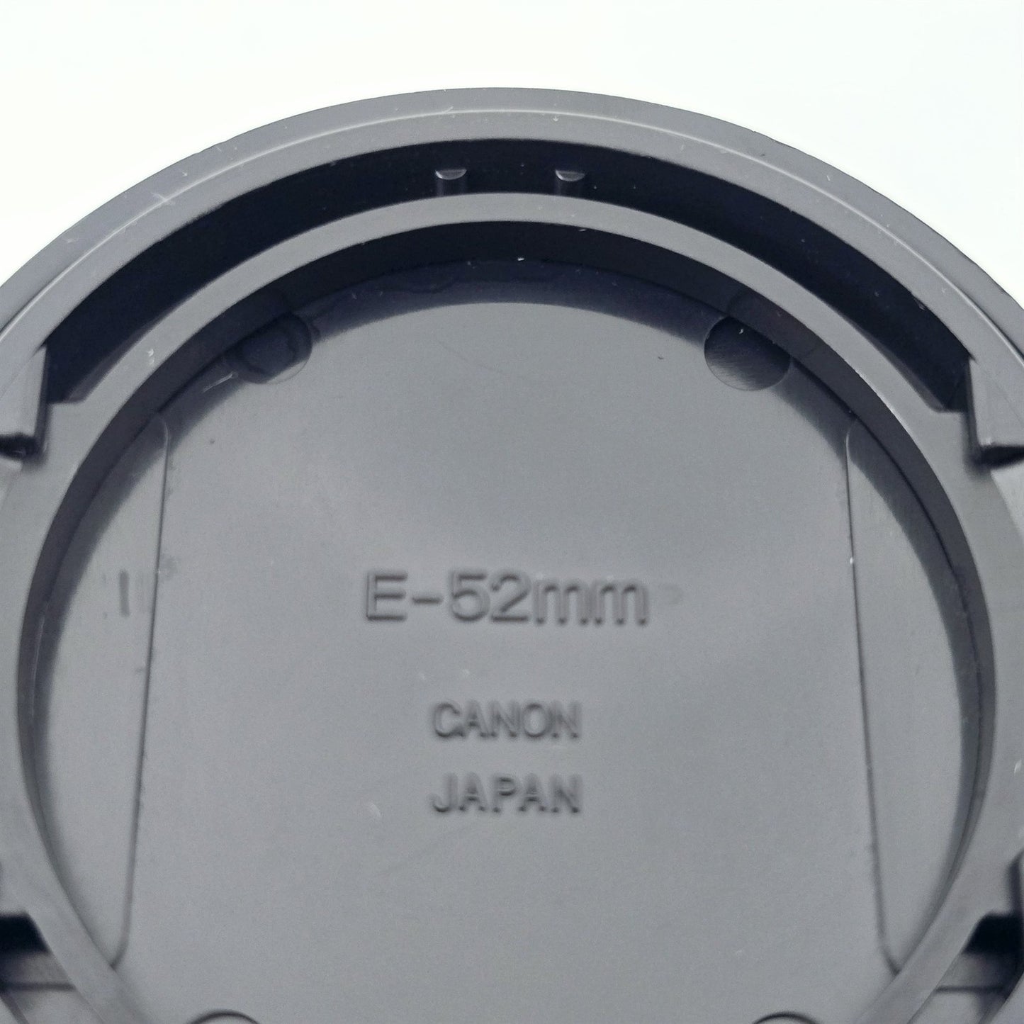 [Pre-owned] Canon E-52U 52mm Front Lens Cap for EF USM Lens — Mint — Japan #5537