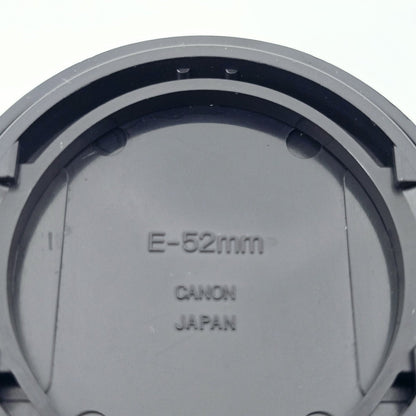 [Pre-owned] Canon E-52U 52mm Front Lens Cap for EF USM Lens — Mint — Japan #5537