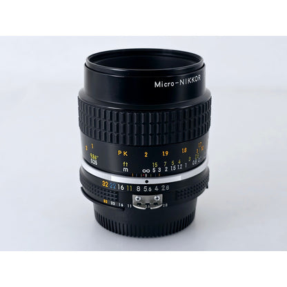 [Pre-owned] Nikon Ai-s Micro Nikkor 55mm F2.8 MF Lens — Near MINT — Japan #4376