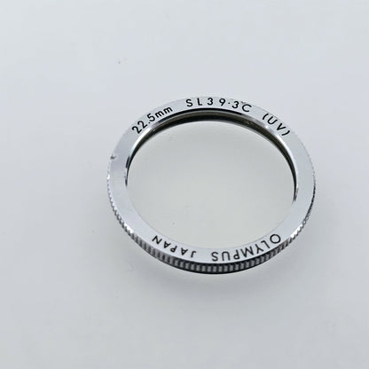 [Pre-owned] Olympus 22.5mm SL39.3C UV Skylight 1A Lens Filter — Excellent+++++ — Japan #5702