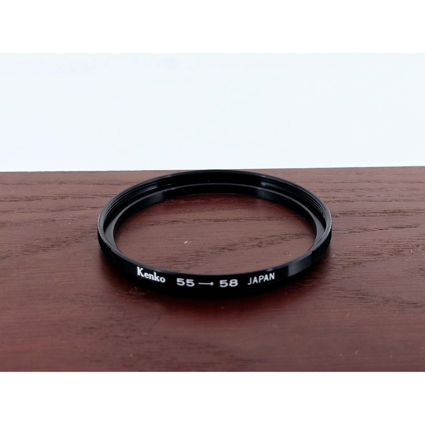 [Pre-owned] Kenko Metal Step Up Adapter Ring 55mm Lens to 58mm Filter — MINT — Japan #3918