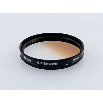 [Pre-owned] Marumi 58mm GC-Brown Lens Filter — Near MINT — Japan #4140
