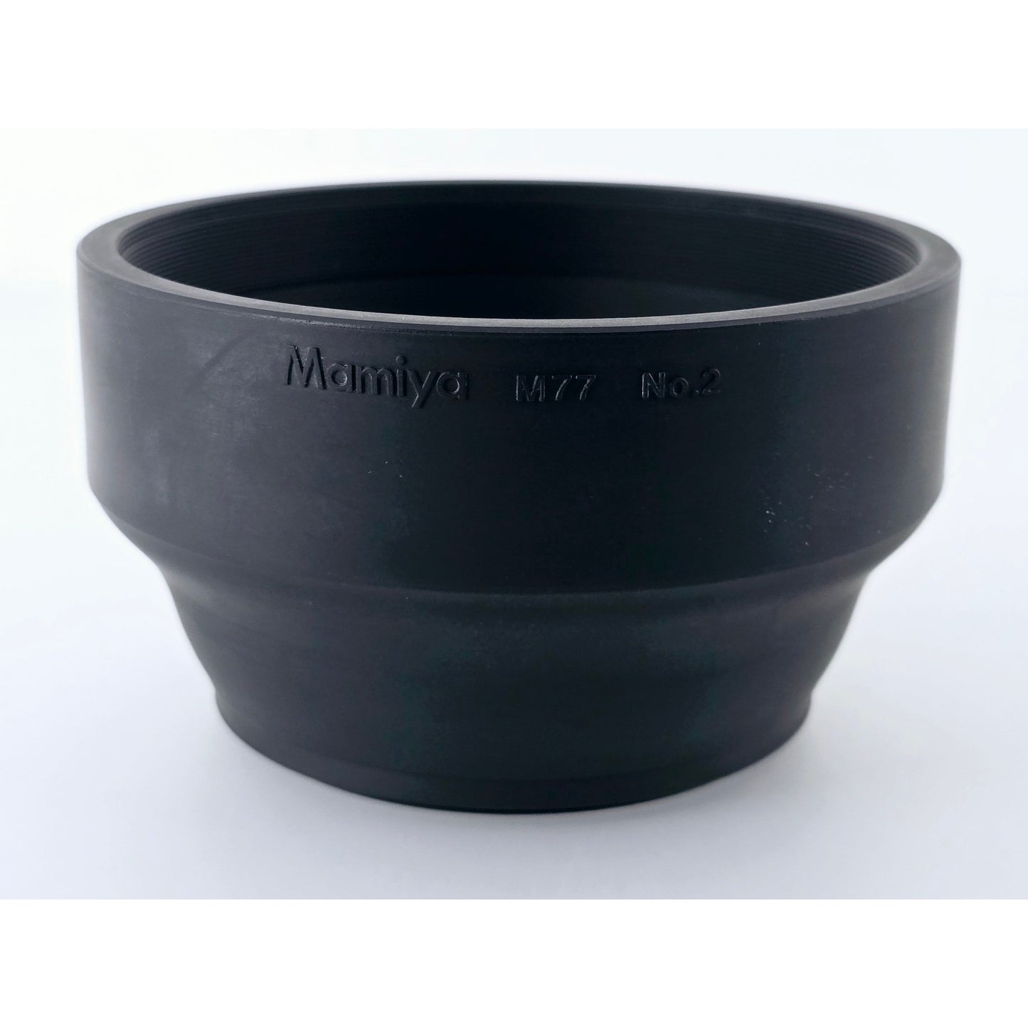 [Pre-owned] Mamiya 77mm No.2 Rubber Lens Hood Shade M77 for 127mm-250mm RB RZ — MINT — Japan #5015
