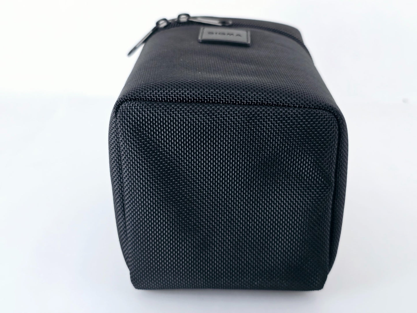 [Pre-owned] Sigma Hard Lens Case (4.3x3.9x5.9in) Vintage Protective Pouch — Mint — Japan #5072