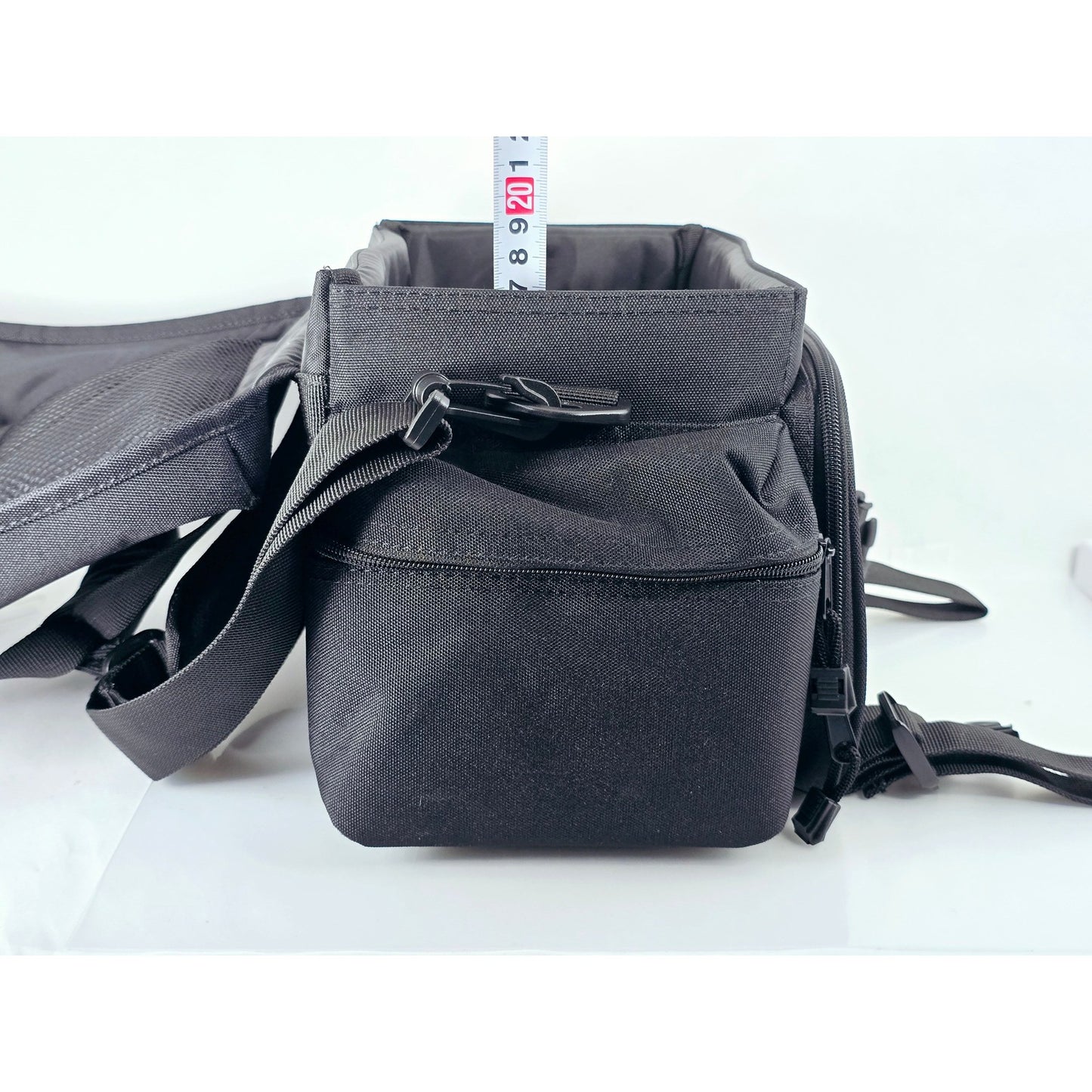 [Pre-owned] Genuine Canon Camera Lens Shoulder Bag Nylon Black — MINT — Japan #4687