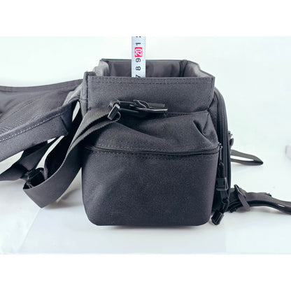 [Pre-owned] Genuine Canon Camera Lens Shoulder Bag Nylon Black — MINT — Japan #4687
