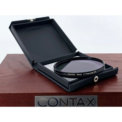 [Pre-owned] Contax 82mm C-Polarizing MC Lens Filter Genuine — Near MINT+++ — Japan #4919