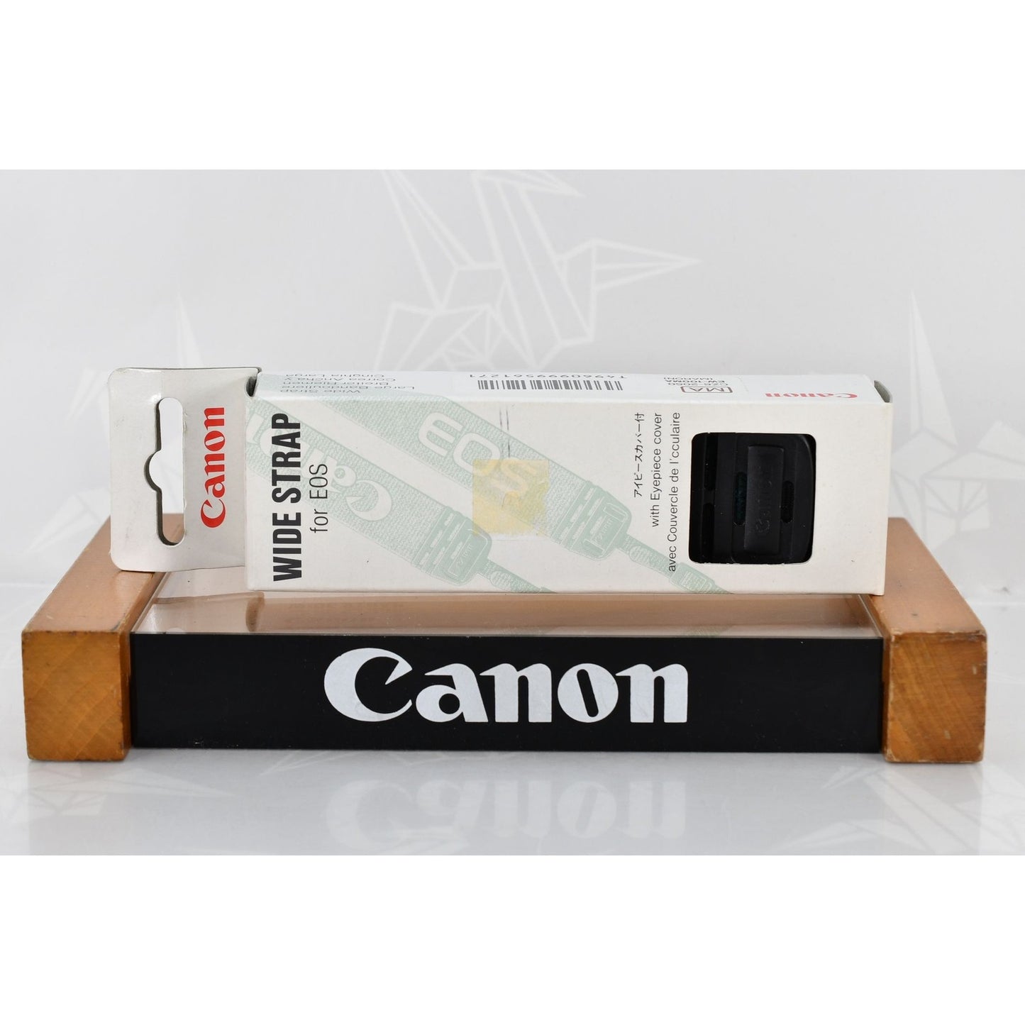 [Pre-owned] Canon EOS Genuine Neck Shoulder Wide Strap 1.57in (4cm) — Unused — Japan #2352