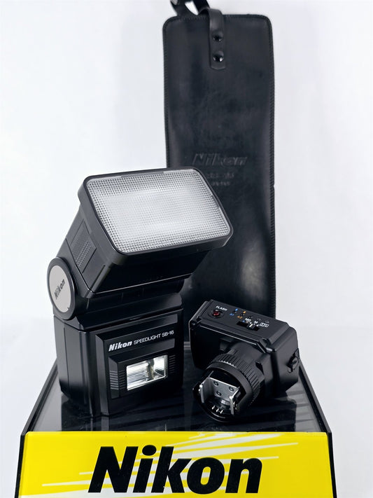 [Pre-owned] Nikon Speedlight SB-16 with AS-8 Shoe Mount Flash for F3 — Mint — Japan #5254