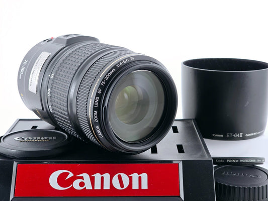 🌸[Near MINT+++] Canon EF 75-300mm F4-5.6 IS USM Stabilizer Zoom Lens From Japan