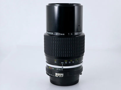 🌸[Near MINT+++] Nikon Ai Nikkor 200mm F4 Telephoto MF Lens F Mount From Japan