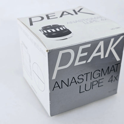 [Pre-owned] Peak Anastigmat Lupe Loupe 4x Magnifier No.1990 — MINT — Japan #4424