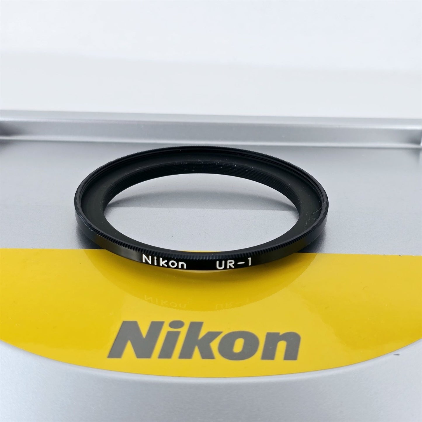 [Pre-owned] Nikon UR-1 Metal Step-Up Ring Filter Adapter 62mm to 72mm — Mint — Japan #5411