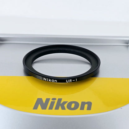 [Pre-owned] Nikon UR-1 Metal Step-Up Ring Filter Adapter 62mm to 72mm — Mint — Japan #5411