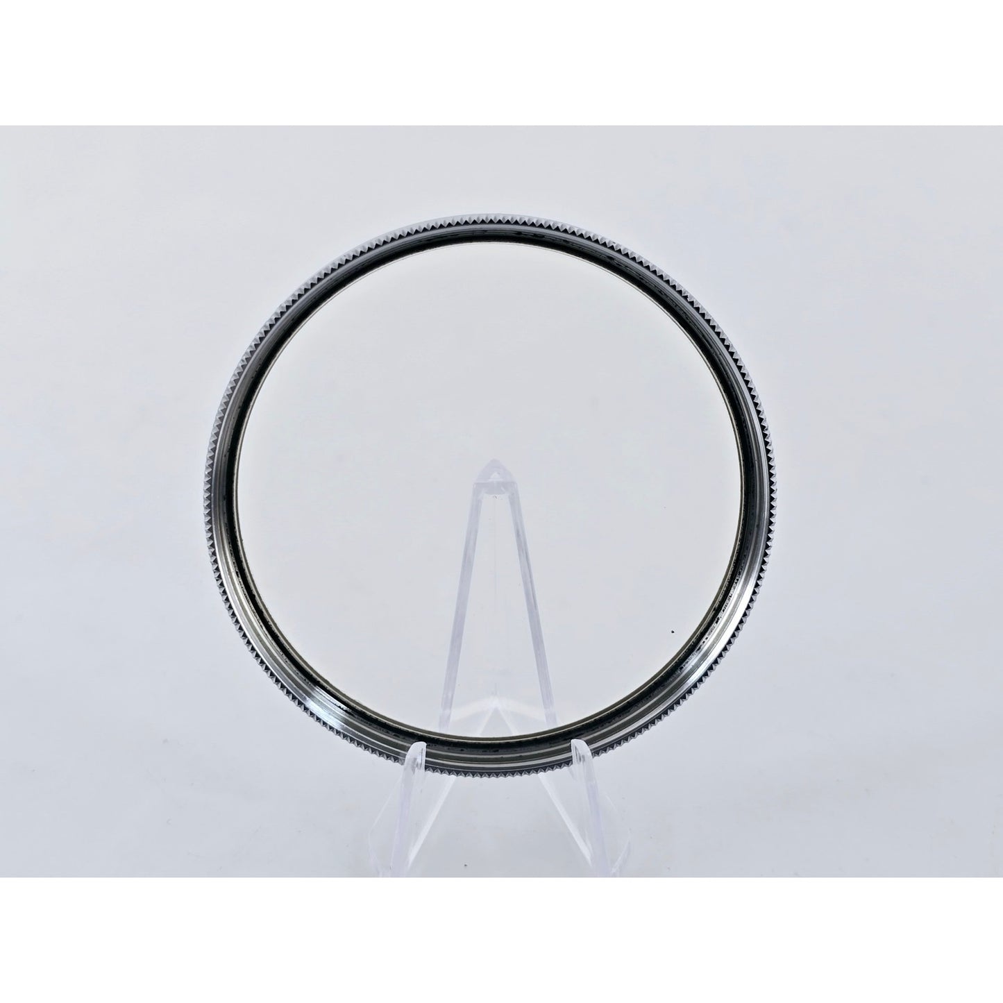 [Pre-owned] Nikon L38 52mm Chrome Frame Lens Filter — Near MINT — Japan #3690