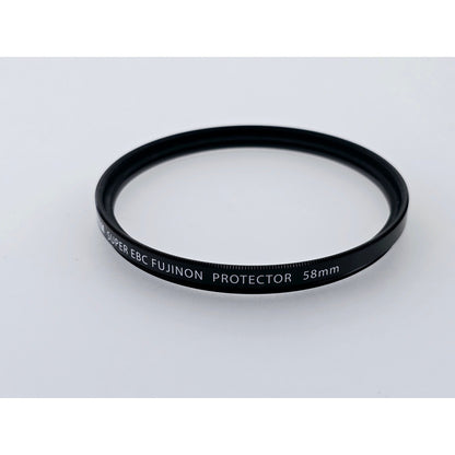 [Pre-owned] Fujifilm PRF-58 58mm Protector Filter Super EBC Fujinon — MINT — Japan #4738