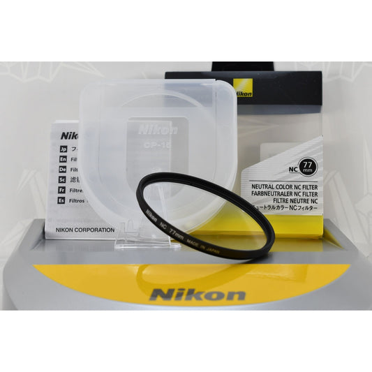 [Pre-owned] Nikon 77mm Neutral Color NC Filter Clear Lens Protector — Near MINT — Japan #2119