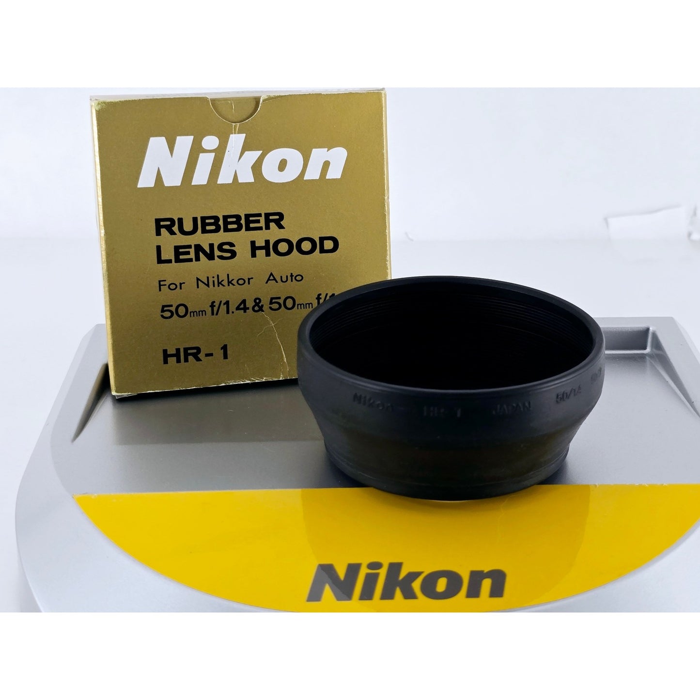 [Pre-owned] Nikon HR-1 Rubber Lens Hood 52mm for 50/1.4 50/1.8 — MINT — Japan #4471