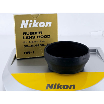 [Pre-owned] Nikon HR-1 Rubber Lens Hood 52mm for 50/1.4 50/1.8 — MINT — Japan #4471